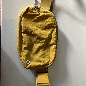 Lululemon belt bag - golden/ mustard colour. Like new